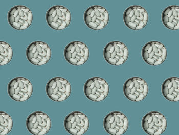 High angle view of soccer ball