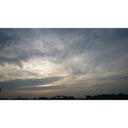 Scenic view of sky at sunset