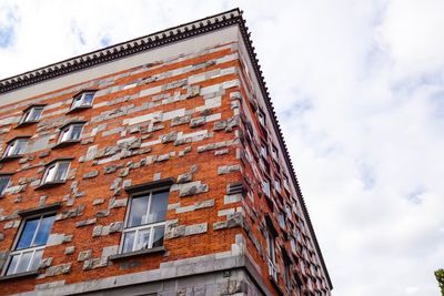 Low angle view of building against sky