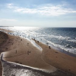 Scenic view of beach