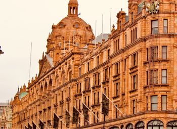 Low angle view of historic building against sky