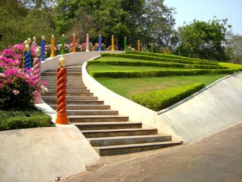 Staircase in park