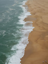 High angle view of beach