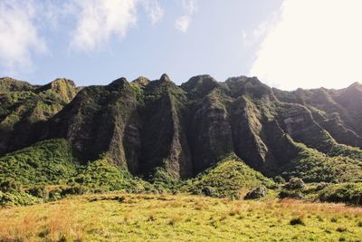 Panoramic view of landscape against sky