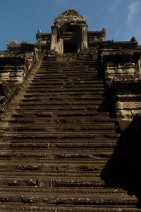 Low angle view of temple