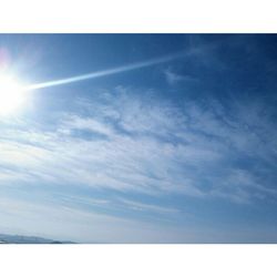 Low angle view of cloudy sky