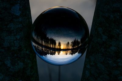 Close-up of glass of water