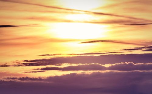 Scenic view of sky during sunset