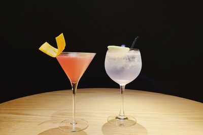 Close-up of drink on table