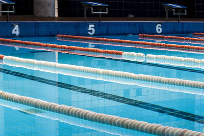 Close-up of swimming pool