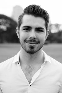 Portrait of man smiling