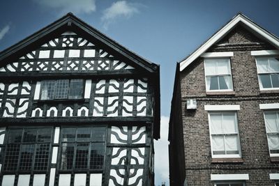 Low angle view of building against sky