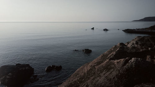 Idyllic shot of sea against sky