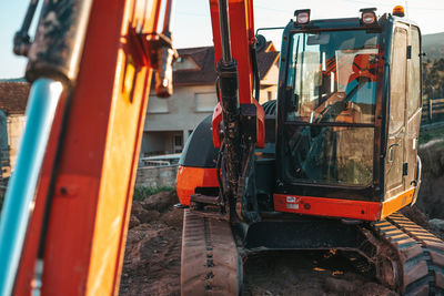 Man working at construction site