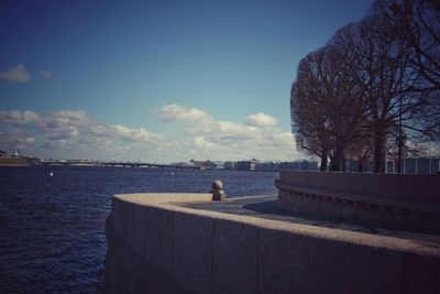 Scenic view of calm sea against sky