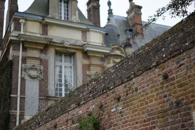 Low angle view of old building