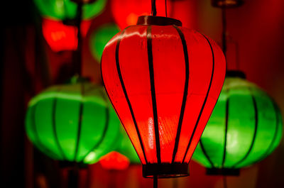 Close-up of illuminated light bulb