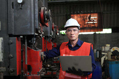 Man working in factory