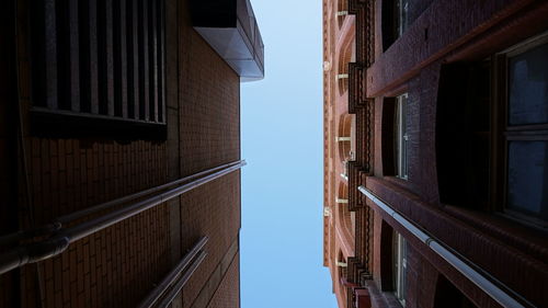 Low angle view of buildings against sky