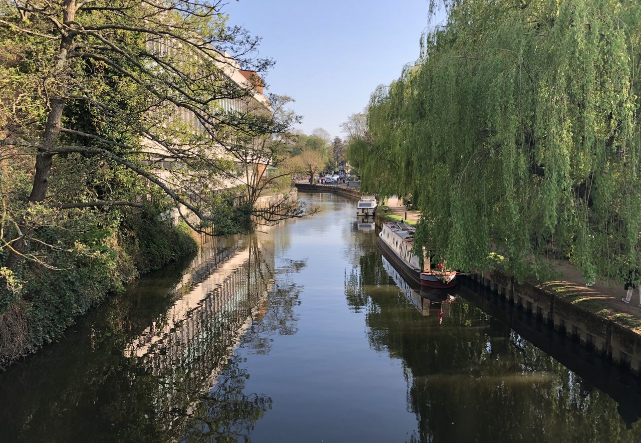 VIEW OF CANAL AGAINST SKY