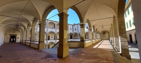 Corridor of historic building