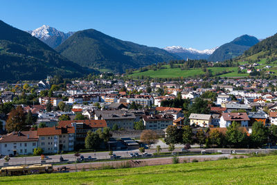 Townscape of sterzing in south tyrol, italy