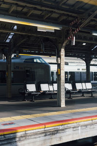 View of railroad station