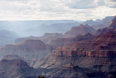 Panoramic view of mountain range