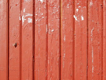 Full frame shot of weathered wooden door