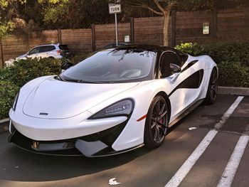 View of car on road