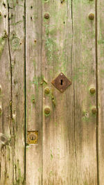 Full frame shot of closed door