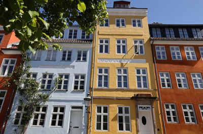 Low angle view of residential building