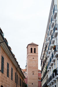 Low angle view of buildings against sky