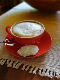 Close-up of drink on table