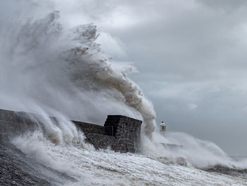 Storm francis hits south wales