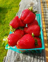 Close-up of strawberries