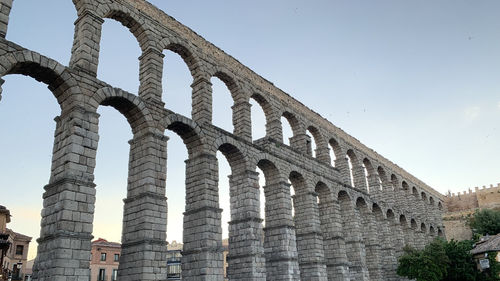 Low angle view of historical building against sky