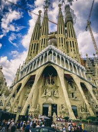 Low angle view of cathedral against sky