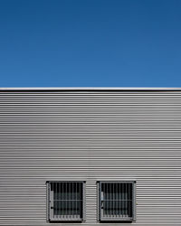 Low angle view of building against clear sky