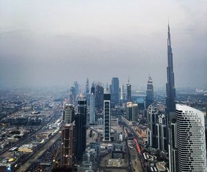 Aerial view of city