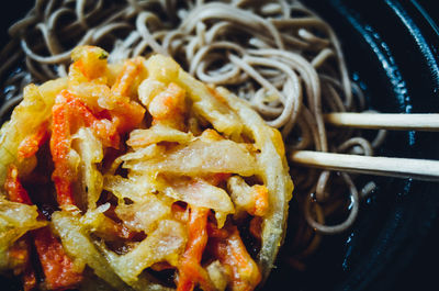 Close-up of food in plate