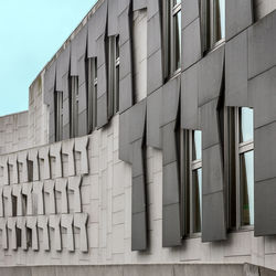 Low angle view of building against sky