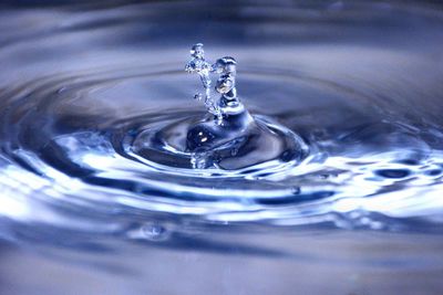 Close-up of rippled water