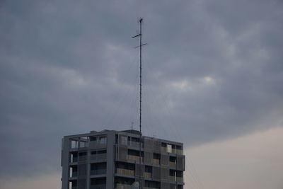 Low angle view of building against sky