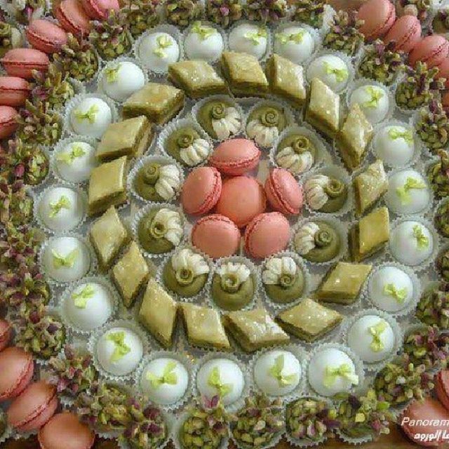 high angle view, large group of objects, food and drink, abundance, variation, indoors, food, freshness, close-up, multi colored, choice, sweet food, arrangement, person, one person, fruit, directly above, still life, collection