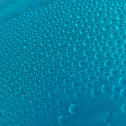 Close-up of bubbles in water