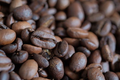 Full frame shot of coffee beans