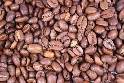 Full frame shot of coffee beans