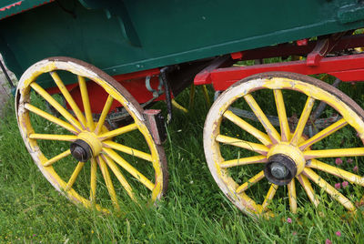 Ferris wheel on field