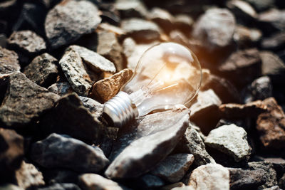 Full frame shot of stones